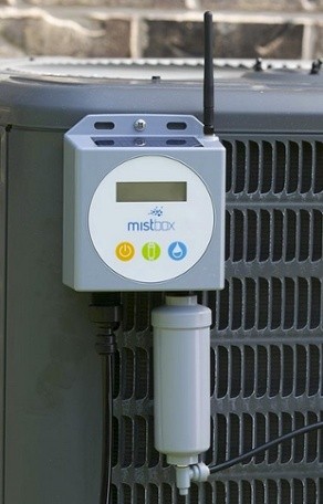 ac condenser misting system