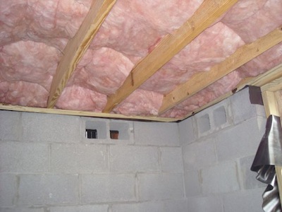 insulation fiberglass batt in framed floor system not Grade I