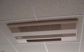 ductless heat pump ceiling cassette head hvac