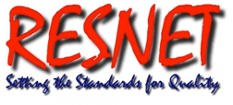 RESNET logo home energy rating system HERS