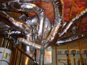 A radial duct system, aka, a ductopus