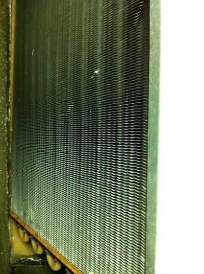 hvac air conditioner evaporator coil dirt and air flow 2