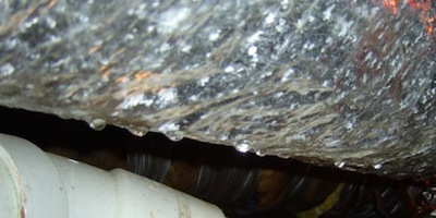 hvac duct insulation foil faced condensation crawl space