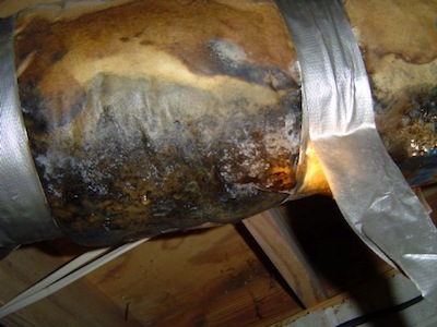 hvac duct insulation paper faced condensation