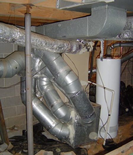 Poor workmanship leads to problems, like this HVAC nightmare. 