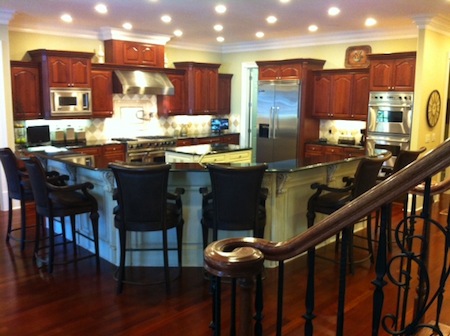 atlanta huge mcmansion kitchen