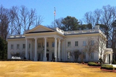 atlanta white house mcmansion conspicuous consumption