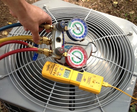 air conditioner hvac refrigerant gauges r22 ozone 440