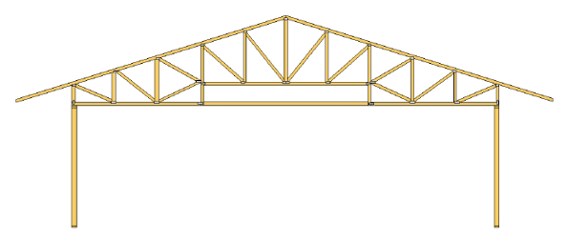 duct system conditioned space modified plenum truss