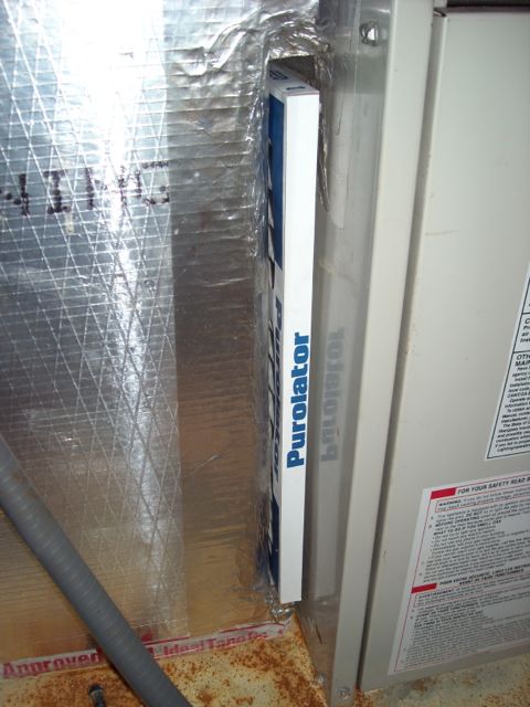 hvac filter air handler return plenum no cover iaq