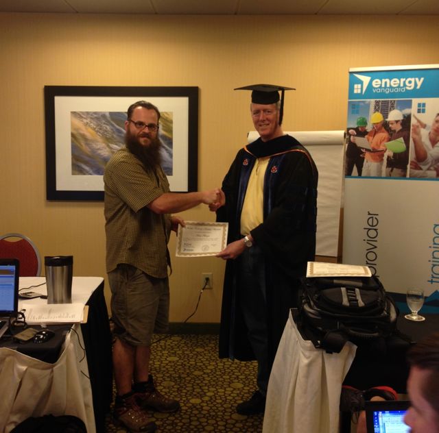 home energy rater hers training graduation june 2014
