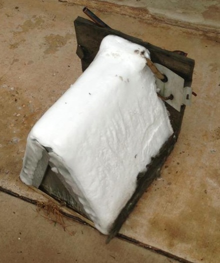 air conditioner evaporator coil frozen ice no air flow hvac hacks other screwups
