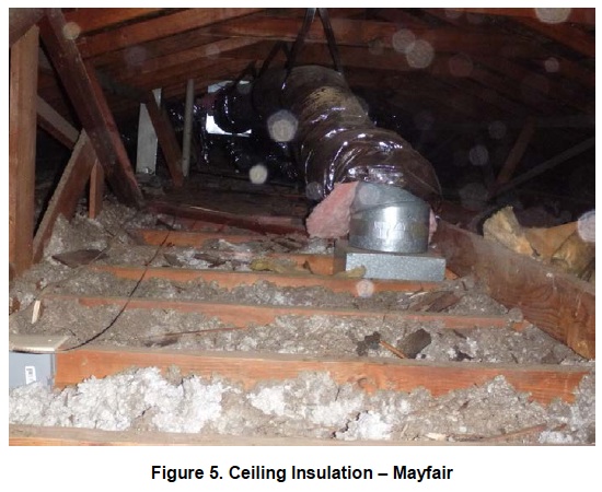 stockton research project hers rating discrepancy ceiling insulation
