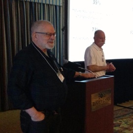 Bruce Wilcox and John Proctor at the Dry Climate Forum