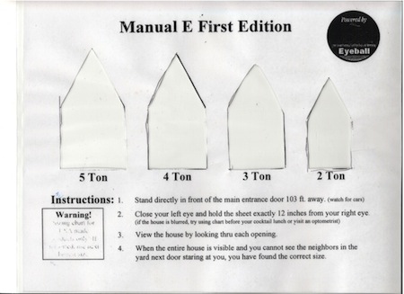 Manual E load calculation