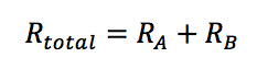 series heat flow r value addition equation