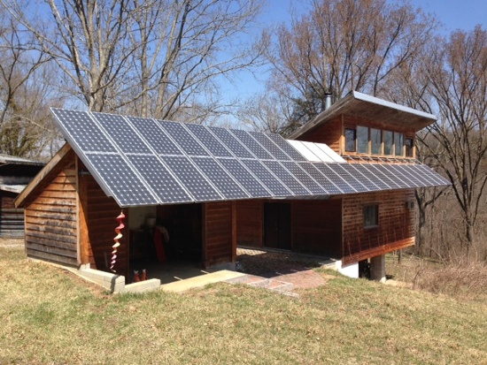 passive solar net zero house photovoltaic modules richard levine kentucky