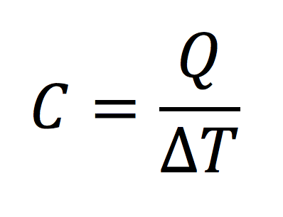 Heat capacity equation