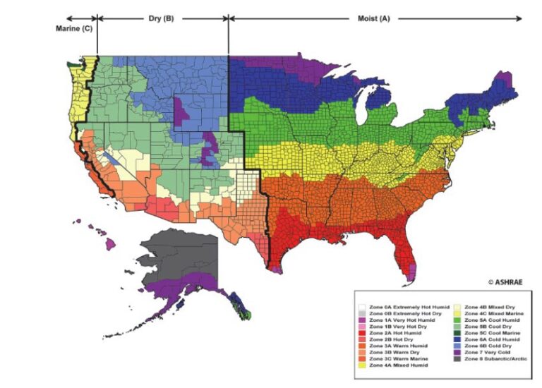 2021 IECC climate zone map - Energy Vanguard