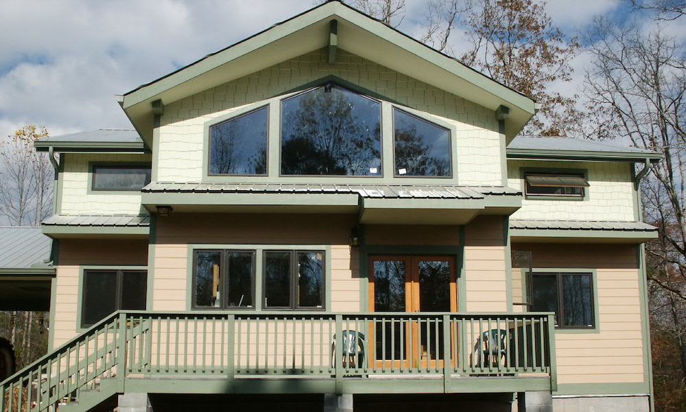 A House Designed To Get Full Sun On South-facing Windows In Winter