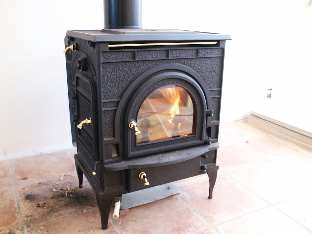 A woodstove is more efficient than a fireplace